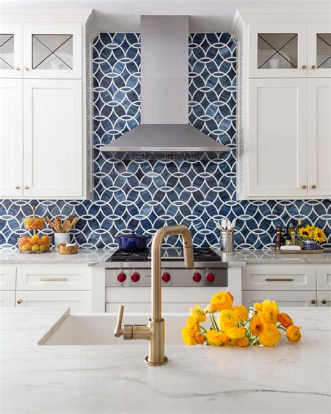 blue kitchen tiles for backsplash.